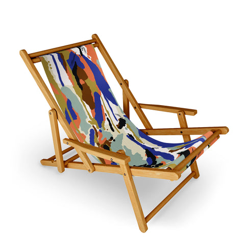 Marta Barragan Camarasa Color brushes composition Sling Chair