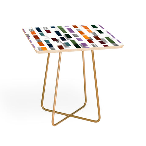 Marta Barragan Camarasa Colorful stripes and textures Side Table