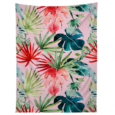 Marta Barragan Camarasa Colorful tropical paradise Tapestry