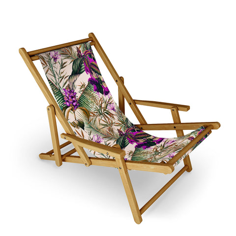 Marta Barragan Camarasa Exotic botanical foliage 018 Sling Chair