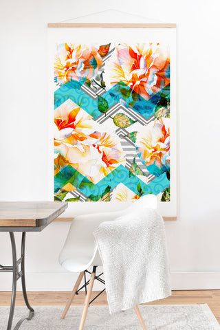 Marta Barragan Camarasa Geometric spring flowering Art Print And Hanger