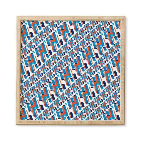 Marta Barragan Camarasa Linear patterns Framed Wall Art
