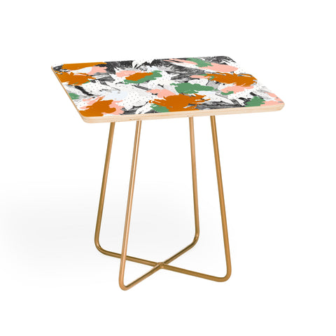 Marta Barragan Camarasa Marbled abstract in the colors Side Table