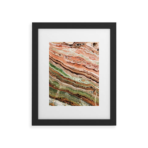 Marta Barragan Camarasa Mineral texture detail Framed Art Print