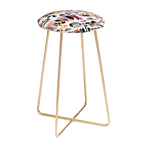 Marta Barragan Camarasa Modern pattern shapes in forms Counter Stool