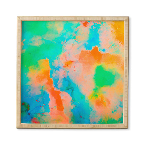 Marta Barragan Camarasa Multicolored watercolor stains Framed Wall Art