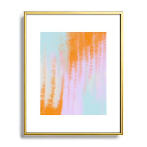 Marta Barragan Camarasa Pastel colors tie dye 71 Metal Framed Art Print