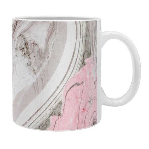 Marta Barragan Camarasa Pink and gray marble Coffee Mug