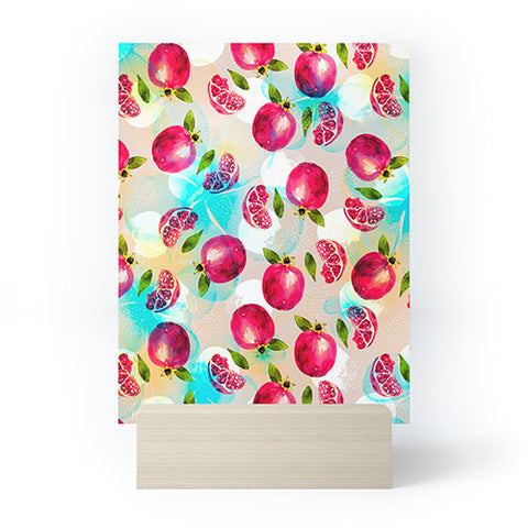 Marta Barragan Camarasa Pomegranate Pattern Mini Art Print