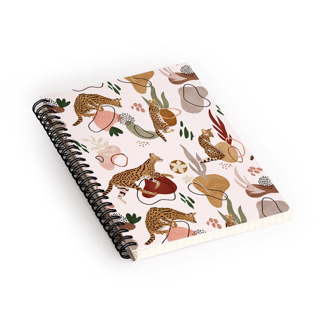 Marta Barragan Camarasa Serval Savannah Cat Spiral Notebook