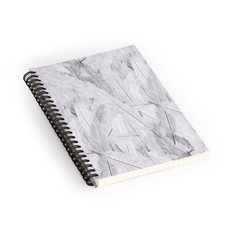 Matt Leyen Feathered Light Spiral Notebook