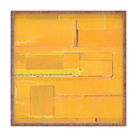 MIK Golden Collage Square Tray