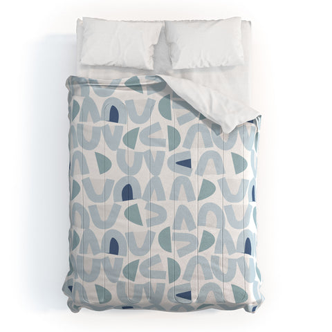 Mirimo Bowy Blue Pattern Comforter