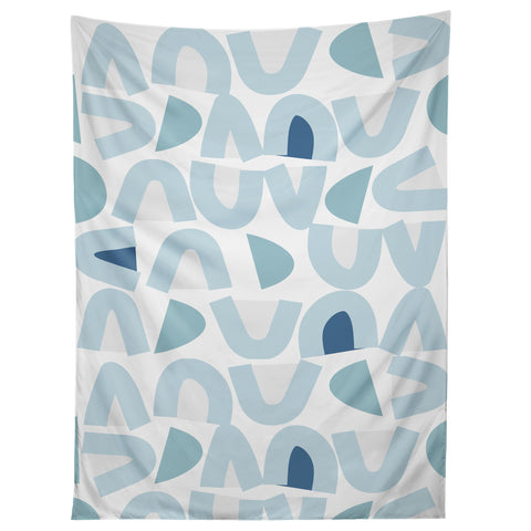 Mirimo Bowy Blue Pattern Tapestry