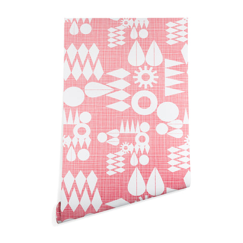 Mirimo Geometric Play Pink Wallpaper