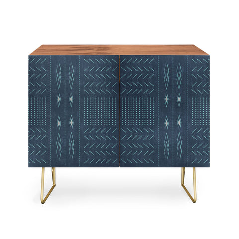 Mirimo Native Mudcloth Denim Credenza