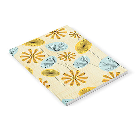 Mirimo Retro Floral Yellow Notebook