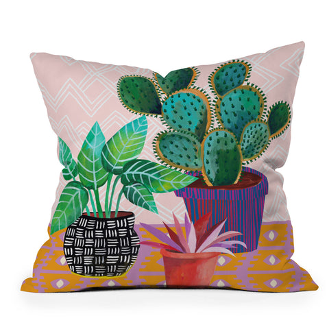 Misha Blaise Design Plants Are Life Throw Pillow