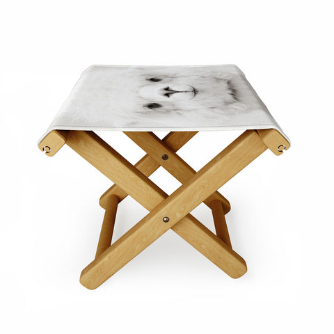 Monika Strigel SMILING ALPACA by MS Folding Stool