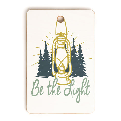 move-mtns Be the Light Christian Inspiration Cutting Board Rectangle