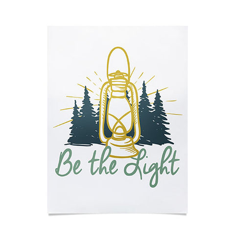 move-mtns Be the Light Christian Inspiration Poster