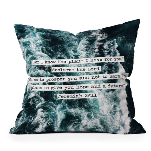 move-mtns Jeremiah Ocean Throw Pillow