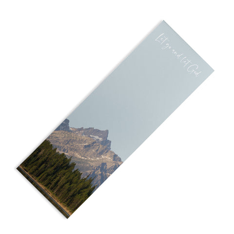 move-mtns Let go and let God Yoga Mat