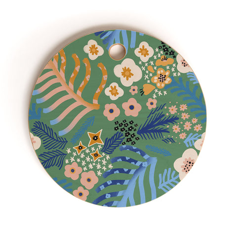 MSRYSTUDIO Flowers whisper Cutting Board Round