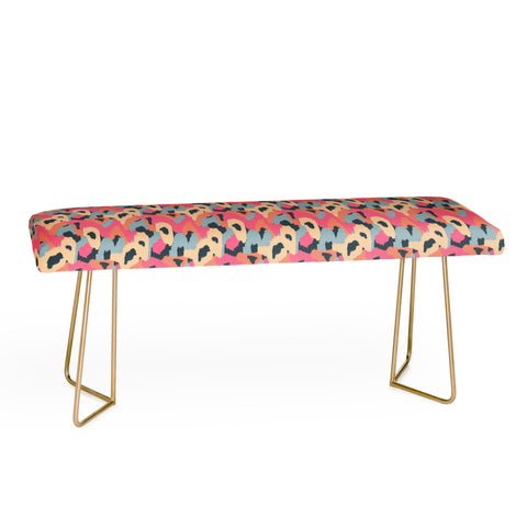 Natalie Baca Desert Sunset Bench