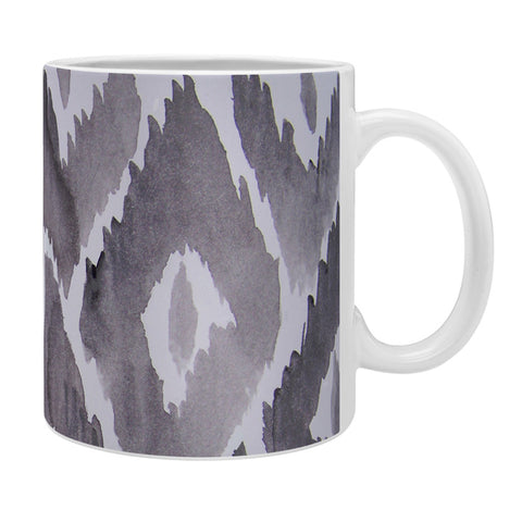 Natalie Baca Painterly Ikat in Black Coffee Mug