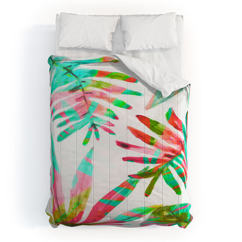 Natalie Baca Paradise Palm Comforter