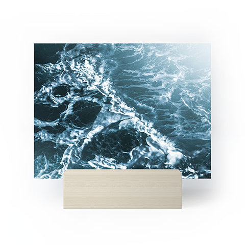 Nature Magick Teal Waves Mini Art Print