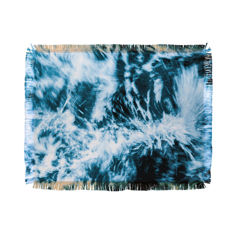 Nature Magick Turquoise Waves Throw Blanket