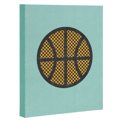 Nick Nelson Op Art Basketball Art Canvas