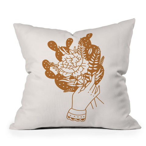 Nick Quintero Cactus Bouquet Throw Pillow