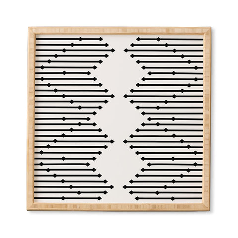 Nick Quintero Diamond Lines 1 Framed Wall Art