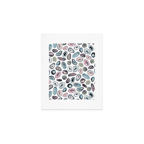 Ninola Design Agathe slices Pastel Art Print