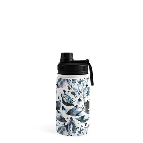 Ninola Design Blue autumn leaves Water Bottle