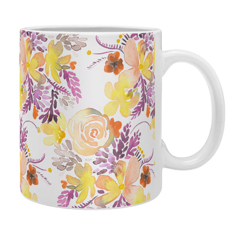 Ninola Design Flowers sweet bloom yellow Coffee Mug