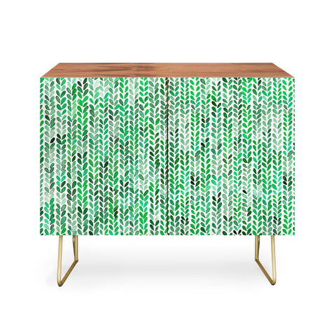 Ninola Design Knitting texture Green Credenza