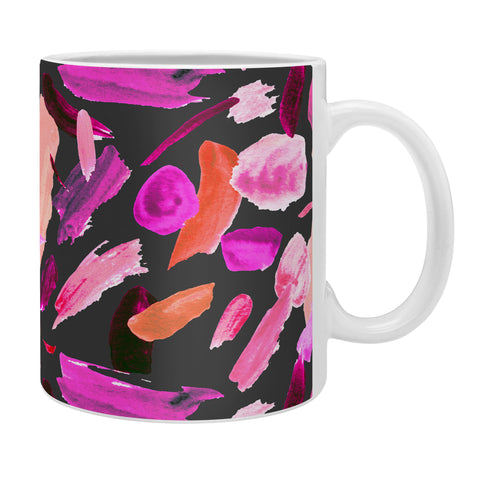 Ninola Design Lipstick Painting Traces Pink Coffee Mug