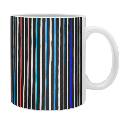 Ninola Design Marker stripes navy Coffee Mug