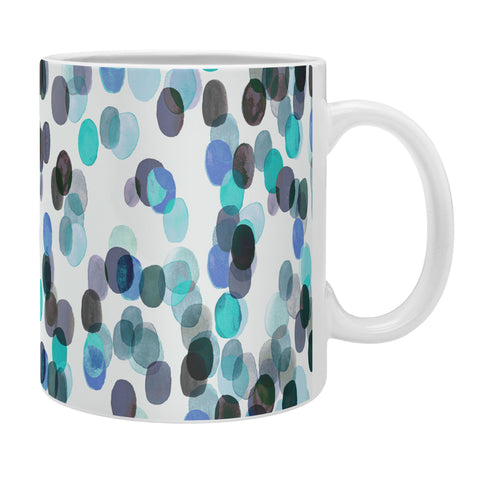 Ninola Design Relaxing Winter Dots Mauve Coffee Mug