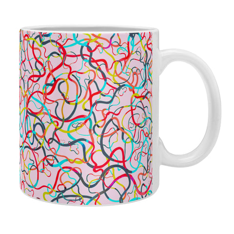 Ninola Design Water drawings pink Coffee Mug