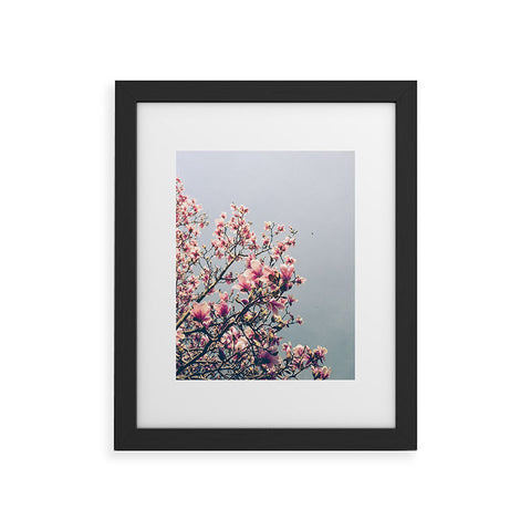 Olivia St Claire Pink Magnolia Framed Art Print