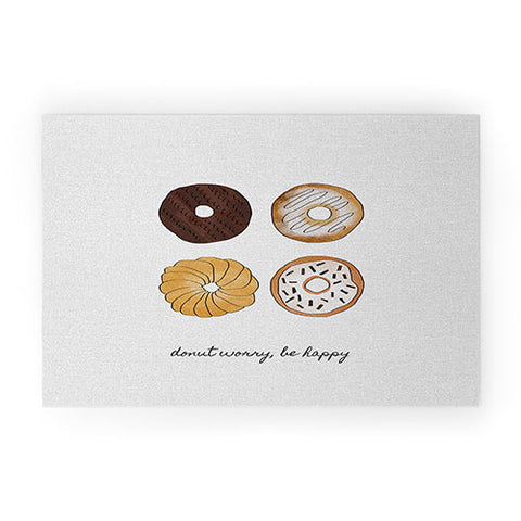 Orara Studio Donut Worry Welcome Mat