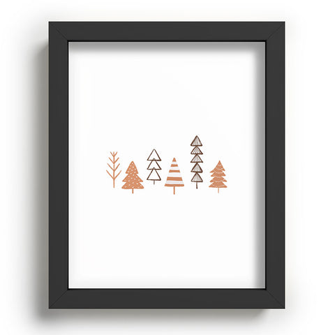 Orara Studio Winter Trees Illustration Recessed Framing Rectangle