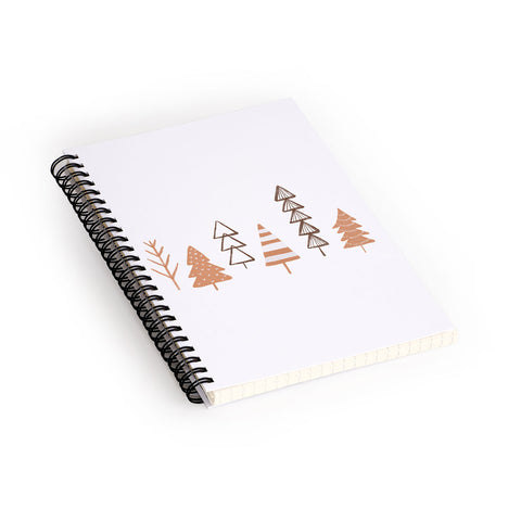 Orara Studio Winter Trees Illustration Spiral Notebook