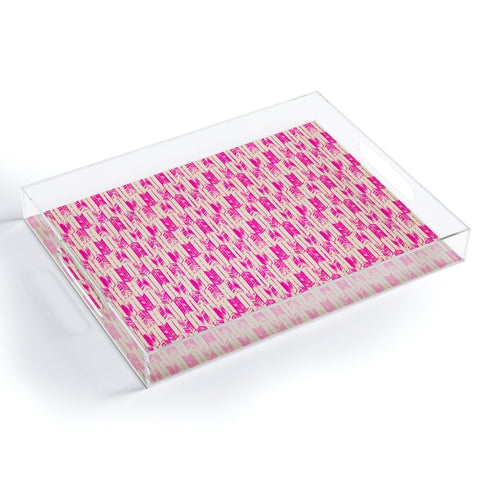 Pattern State Arrow Candy Acrylic Tray