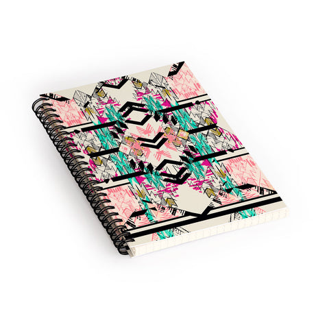 Pattern State Austin Sun Spiral Notebook